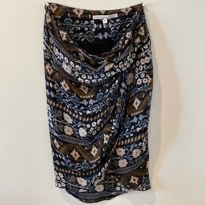 Veronica Beard Floral knee length skirt